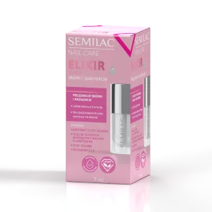 Semilac Nail Care, żelowy eliksir z aloesem do skórek i paznokci, 7ml