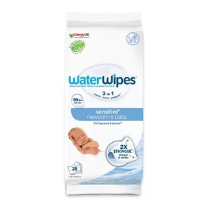 WaterWipes Sensitive+ Noworodek i Niemowlę chusteczki nawilżane 28szt.