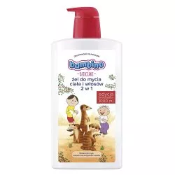 Bambino Dzieciaki żel do mycia ciała i włosów 2w1 dla dzieci, Bolek i Lolek Surykatki 1000ml