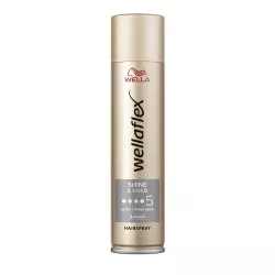 Wella Wellaflex Shiny Hold Ultra Strong, lakier do włosów ultra mocny, 250ml