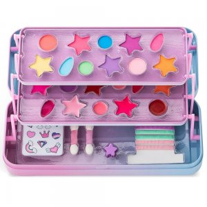 Martinelia Little Unicorn zestaw kosmetyczny dla dzieci w metalowym pudełku z 3 poziomami