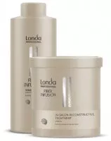 Londa Fiber Infusion, zestaw XL odbudowujący do włosów, szampon + maska