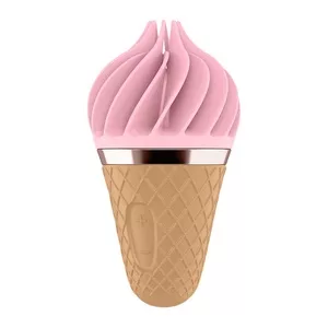 Satisfyer Sweet Treat stymulator łechtaczki w kształcie lodowego rożka Pink
