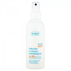 Ziaja Sopot Sun, mleczko nawilżające w sprayu, SPF50, 170ml