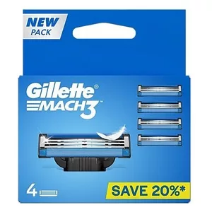 Gillette Mach3 zapasowe wkłady do golarki 4 sztuki