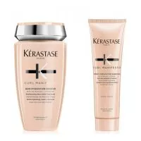 Kerastase Curl Manifesto, zestaw do włosów kręconych, kąpiel + odżywka, 250ml + 250ml