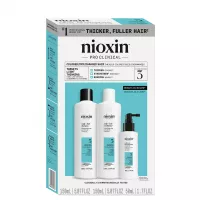 Nioxin System 3 zestaw oczyszczający do włosów farbowanych, lekko przerzedzonych, 150+150+40ml