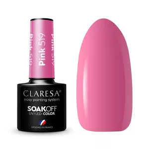 Claresa, Lakier hybrydowy, PINK 519, 5g