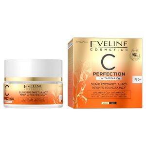 Eveline C-Perfection, silnie rozświetlający krem wygładzający 30+, 50ml