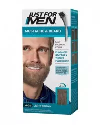 Just For Men, żel koloryzujący do brody, wąsów, baków, M-25, jasny brąz