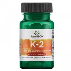 Swanson Witamina K-2 & Nattokinaza 30 żelek