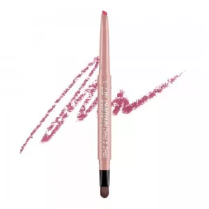 J.Cat Beauty Lip Contour Pencil&Brush, automatyczna konturówka do ust z pędzelkiem, Rose pink, 0,28g