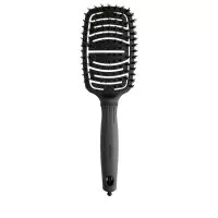 Olivia Garden Care Flex Boar&Nylon Bristles, szczotka do włosów z włosiem dzika, Black Label