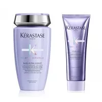 Kerastase Blond Absolu, zestaw do pielęgnacji włosów blond, kąpiel neutralizująca + odżywka, 2x 250ml