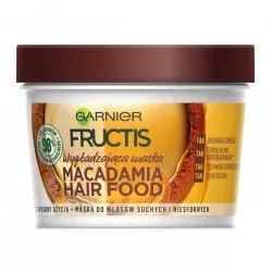 Garnier Fructis Macadamia Hair Food Wygładzająca maska do włosów 390ml