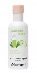 Nacomi, żel pod prysznic, avocado i aloes, 300ml