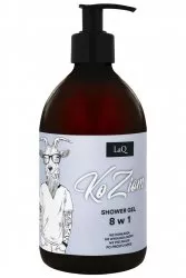 LaQ, KoZiom Błękitny Matowy, żel pod prysznic 8w1, 500ml