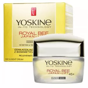 Yoskine Royal Bee Japan-Lift przeciwzmarszczkowy krem do twarzy na dzień i na noc 45+ 50ml