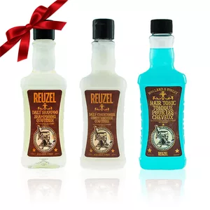 Prezent: Reuzel - szampon + odżywka + tonik utrwalający