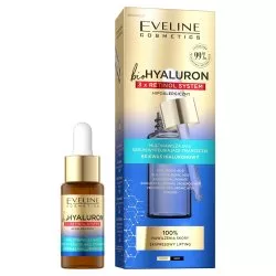 Eveline BioHyaluron 3 x Retinol, multinawilżające serum wypełniające zmarszczki, 18ml