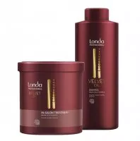 Londa Velvet Oil, zestaw XL regenerujący, szampon + kuracja