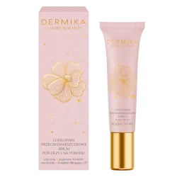 Dermika Luxury Placenta Przeciwzmarszczkowe Serum Pod Oczy Na Dzień I Na Noc, 50ml