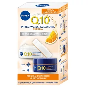 Nivea Q10 Energy zestaw krem na dzień + krem na noc 50ml