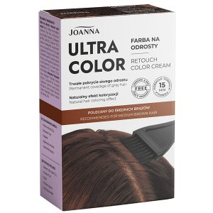 Joanna Ultra color, farba na odrosty do średnich brązów