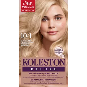 Wella Koleston Deluxe, farba do włosów, Bardzo Jasny Popielaty Blond, 10/1, 100ml
