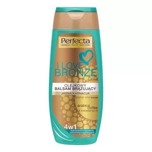Perfecta I Love Bronze olejkowy balsam brązujący 4w1 do jasnej karnacji 250ml - data ważności (7.2026)