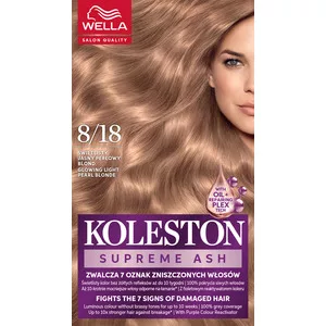 Wella Koleston Supreme, farba do włosów, Świetlisty Jasny Perłowy Blond, 8/18, 100ml