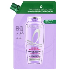 L\'Oreal Paris Elseve Hydra Hyaluronic szampon wypełniający nawilżeniem w opakowaniu uzupełniającym 500ml
