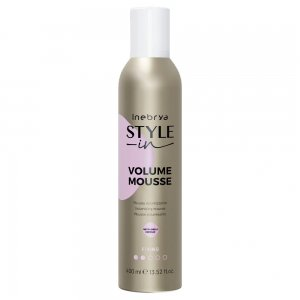Inebrya Style-In Volume Mousse, pianka zwiększająca objętość włosom, 400ml