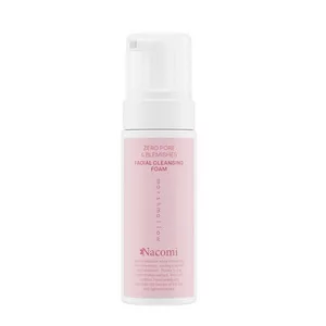 Nacomi Zero Pore & Blemishes, pianka oczyszczająca do twarzy, marshmallow, 150 ml - data ważności (7.2026)