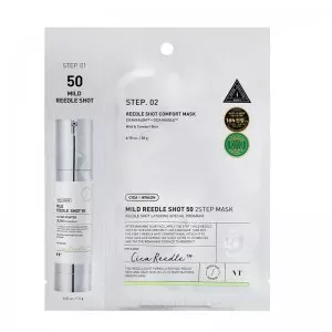 VT Cosmetics Reedle Shot 50 2Step Mask dwuetapowy zabieg z technologią mikroigieł 21.5g