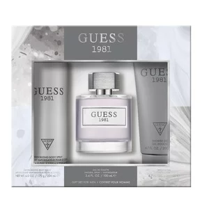 Guess Guess 1981 zestaw woda toaletowa spray 100ml + dezodorant spray 226ml + żel pod prysznic 200ml (M)