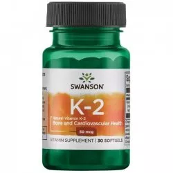 Swanson Witamina K2 naturalna 50mcg 30 żel