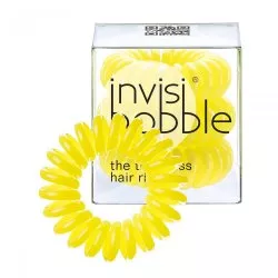 Invisibobble, wytrzymałe gumki do włosów, 3 szt/op, żółty