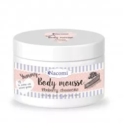 Nacomi, mus do ciała wygładzający - Borówka, 180ml