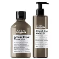 Loreal Absolut Repair Molecular, zestaw wzmacniający strukturę włosów, szampon + serum