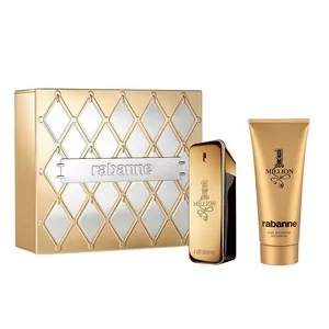 Paco Rabanne 1 Million Men zestaw woda toaletowa spray 100ml + żel pod prysznic 100ml (M)