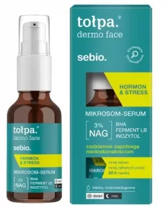 Tołpa Dermo Face Sebio Hormon&Stres, mikrosom-serum polepszające kondycję skóry, 30ml