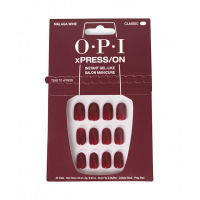 OPI xPRESS/ON, zestaw sztucznych paznokci, bordowe