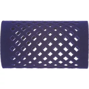 Efalock Flocked Curler, wałki metalowe flokowane 65mm/36mm niebieskie 12szt., ref. 14100829