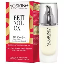 Yoskine Retinolox przeciwzmarszczkowy krem silnie ochronny na dzień SPF50+ 30ml