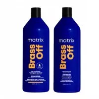 Matrix Brass Off, zestaw XL ochładzający odcień, szampon + odżywka