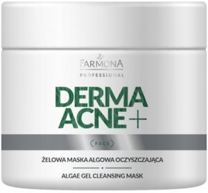 Farmona Professional Algae Mask, Dermaacne+, żelowa maska algowa oczyszczająca do twarzy, 160g