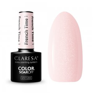 Claresa Color Soak Off UV/LED lakier hybrydowy French Time 1 5g