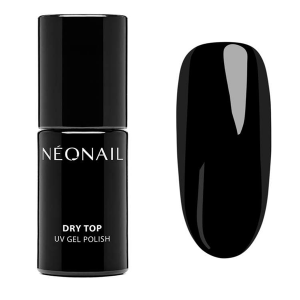 Neonail Dry Top, przezroczysty top hybrydowy do paznokci (bez przemywania), 7,2ml