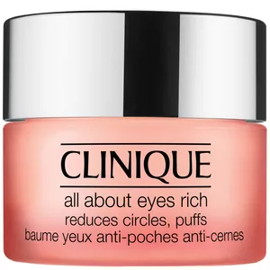 Clinique, All About Eyes Rich Cream bogaty krem redukujący sińce pod oczami opuchliznę oraz linie i drobne zmarszczki 15ml